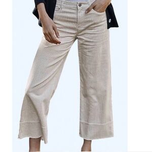 J. Jill Striped Ankle Jeans